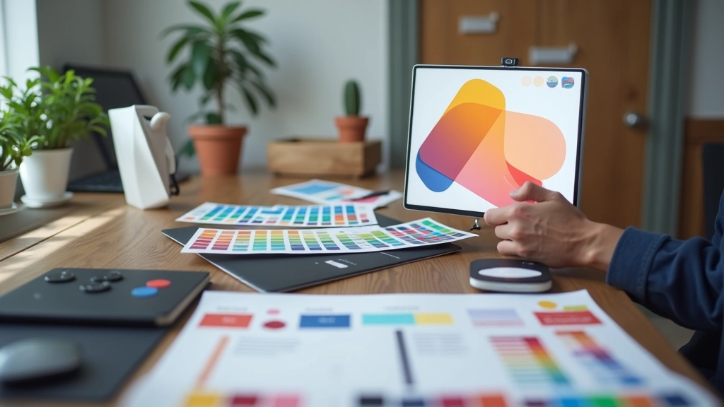 Příklady správného a nesprávného kontrastu textu na diagonálních pozadích s barevným spektrem