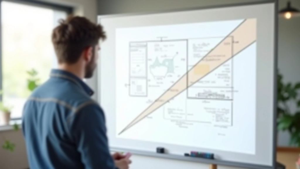 Diagram znázorňující problém zarovnání textu v šikmé sekci s vizuálním srovnáním správného a nesprávného umístění